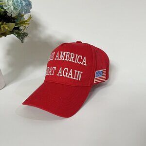 Donald Trump MAGA Hat Embroidered Adjustable RED